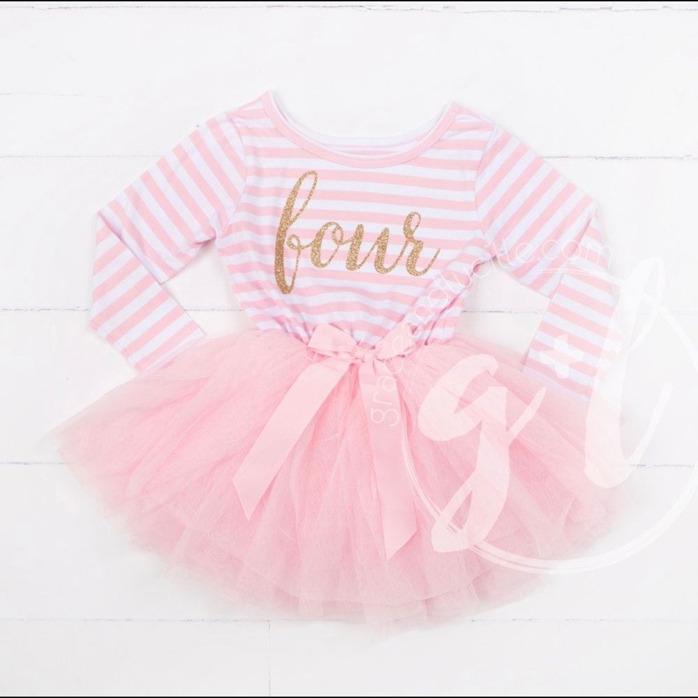 4th birthday dress for your little!